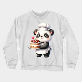 Valentine Love Panda Bear Crewneck Sweatshirt